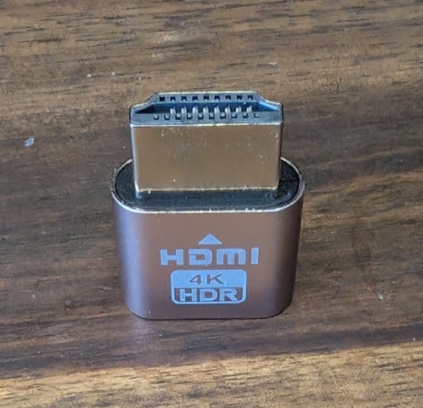 The EDID emulator dongle that couldn't get past 60fps. It edid-n't work.